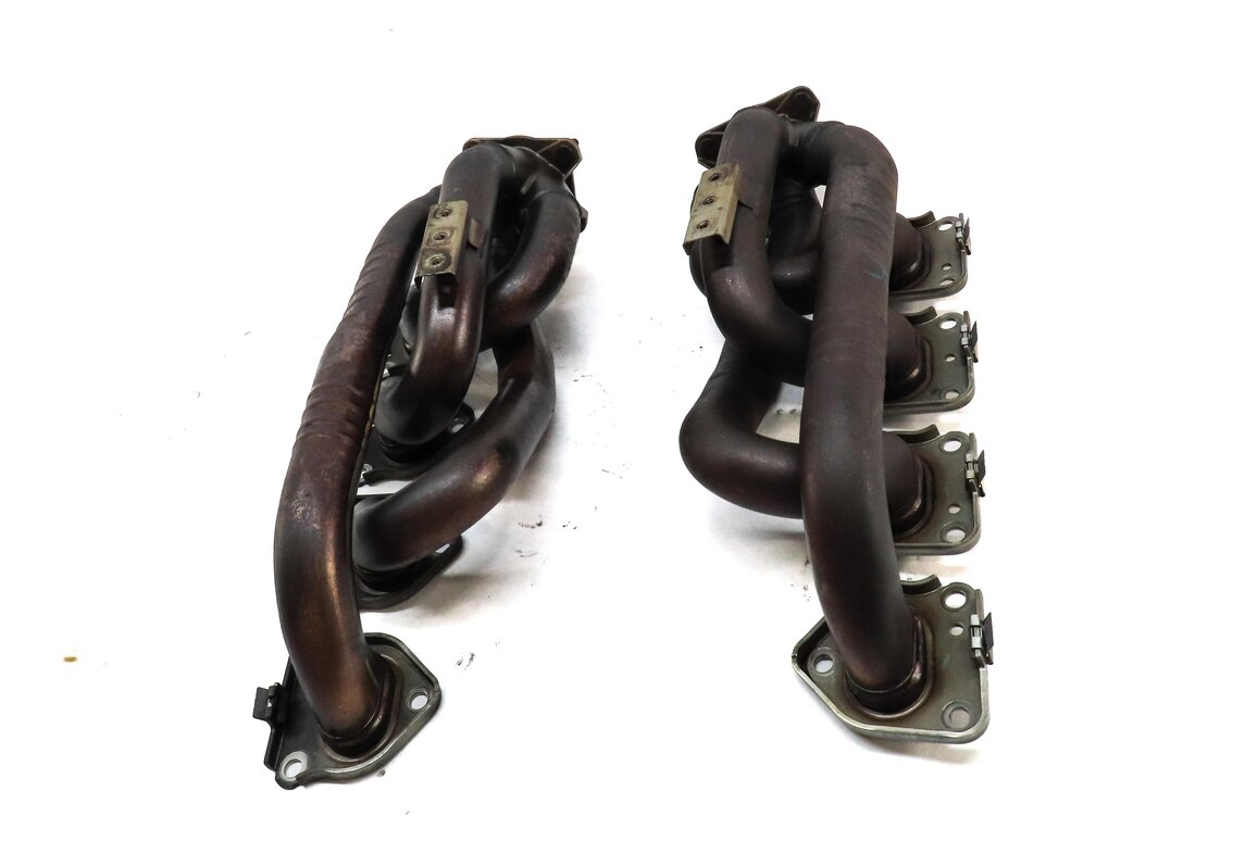Thumbnail 2: 2010-2016 PORSCHE PANAMERA (970 G1) 4.8L *NON TURBO* ENGINE EXHAUST MANIFOLD SET