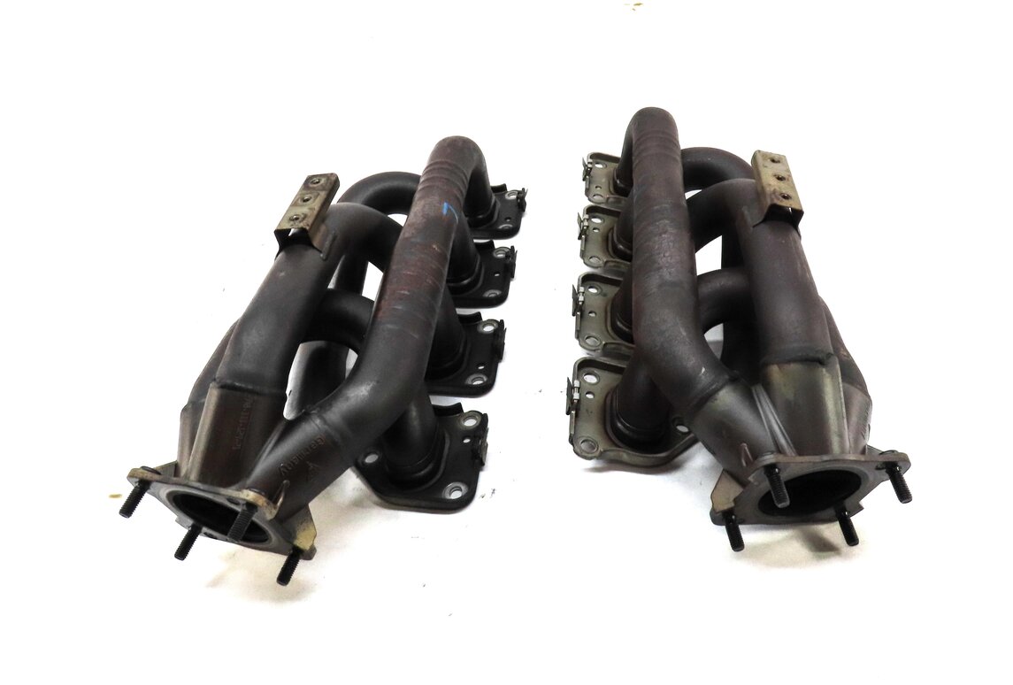 Thumbnail 3: 2010-2016 PORSCHE PANAMERA (970 G1) 4.8L *NON TURBO* ENGINE EXHAUST MANIFOLD SET