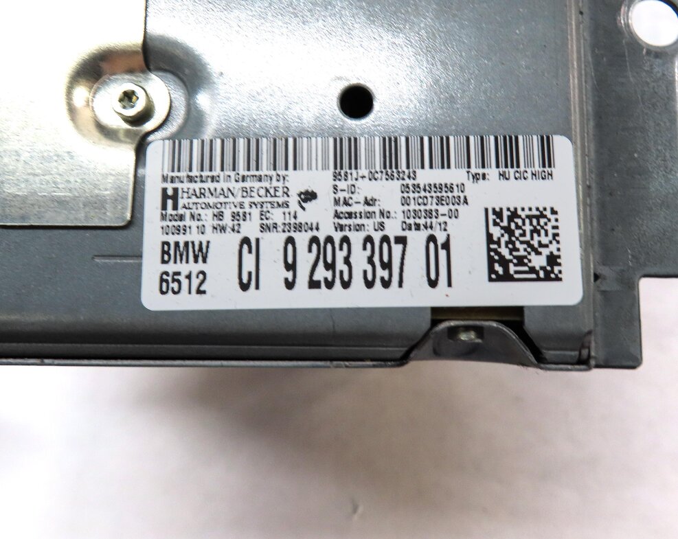 Thumbnail 6: 12-14 BMW 3 5 6 7 (F01 F06 F07 F10 F10 F12) AM/FM CD NAVIGATION STEREO RECEIVER