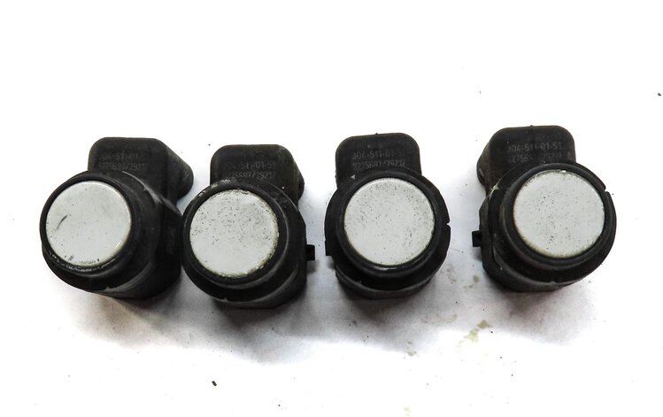 Thumbnail 2: 2013 BMW 640i LCI (F12) FRONT or REAR PDC PARK DISTANCE SENSOR SET-4 (WHITE)