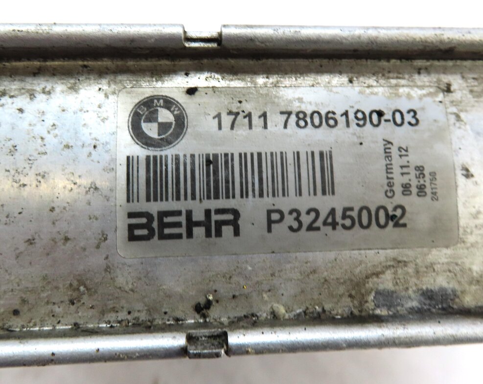 Thumbnail 6: 10-19 BMW 5 6 7 (F01 F06 F07 F10 F12) FRONT LEFT DRIVER SIDE AUXILIARY RADIATOR