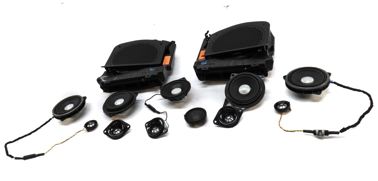 Thumbnail 2: 2013 BMW 640i LCI (F12) HARMAN TOP HiFi AUDIO SUBWOOFER TWEETER SPEAKER SET 13