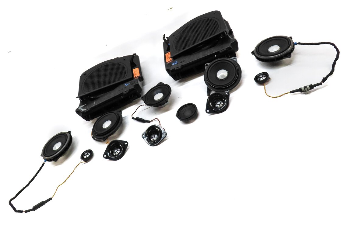 Thumbnail 3: 2013 BMW 640i LCI (F12) HARMAN TOP HiFi AUDIO SUBWOOFER TWEETER SPEAKER SET 13