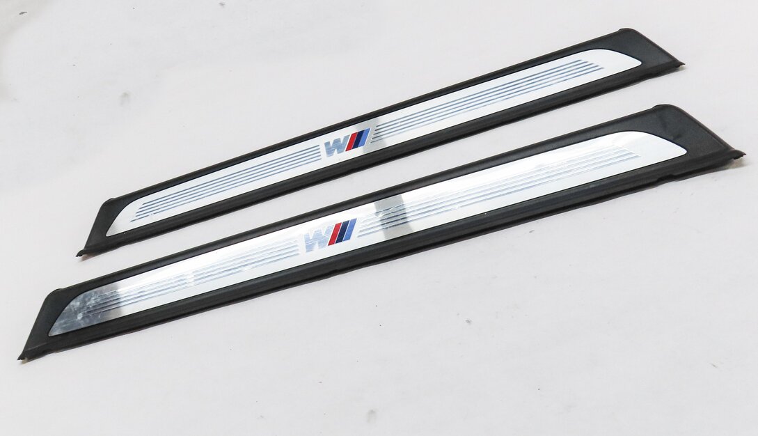Thumbnail 3: 2013 BMW 640i LCI (F12) LEFT & RIGHT ///M-SPORT DOOR SILL SCUFF PANEL TRIM SET