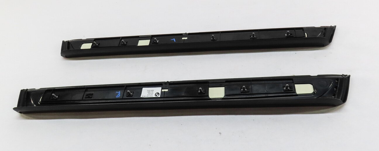 Thumbnail 4: 2013 BMW 640i LCI (F12) LEFT & RIGHT ///M-SPORT DOOR SILL SCUFF PANEL TRIM SET