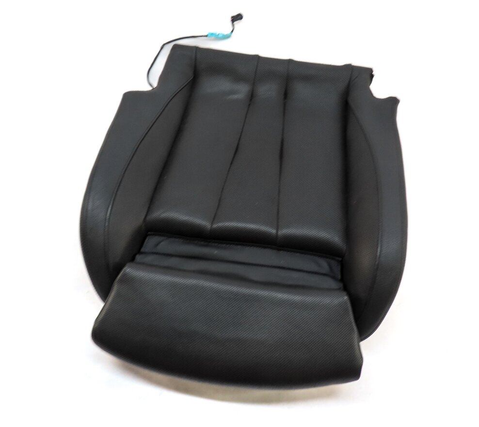 12-14 BMW 6-SERIES (F12) PASSENGER LOWER BOTTOM HEATED SPORT SEAT CUSHION BLACK