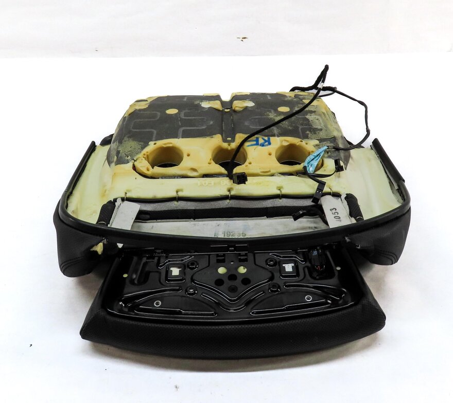 Thumbnail 4: 12-14 BMW 6-SERIES (F12) PASSENGER LOWER BOTTOM HEATED SPORT SEAT CUSHION BLACK