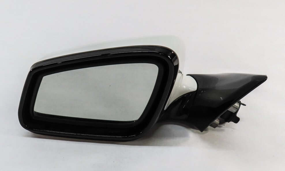 Thumbnail 2: 12-15 BMW 640i 650i (F06 F12 F13) LEFT P-FOLD HEAT AUTODIM DOOR MIRROR (WHITE)