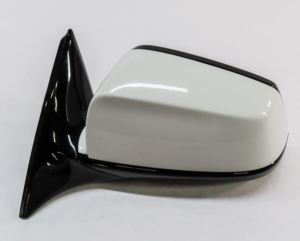 Thumbnail 4: 12-15 BMW 640i 650i (F06 F12 F13) LEFT P-FOLD HEAT AUTODIM DOOR MIRROR (WHITE)