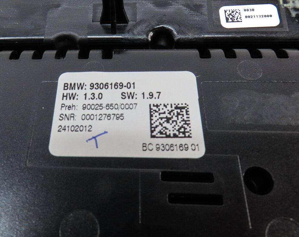 Thumbnail 12: 12-19 BMW 640i 650i M6 ///M (F06 F12 F13) FRONT HEATER A/C TEMPERATURE CONTROL