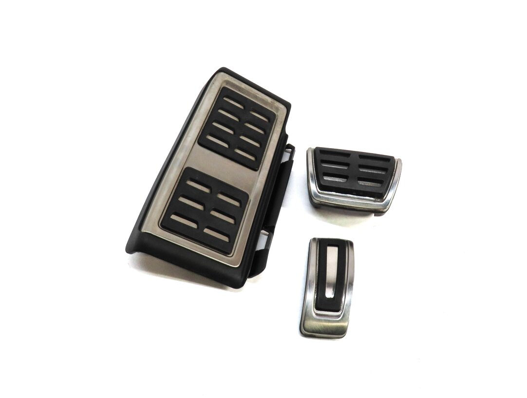 Thumbnail 1: 2017 AUDI A3 (8V) FRONT LEFT DRIVER FOOT REST BRAKE GAS PEDAL COVER TRIM SET 3