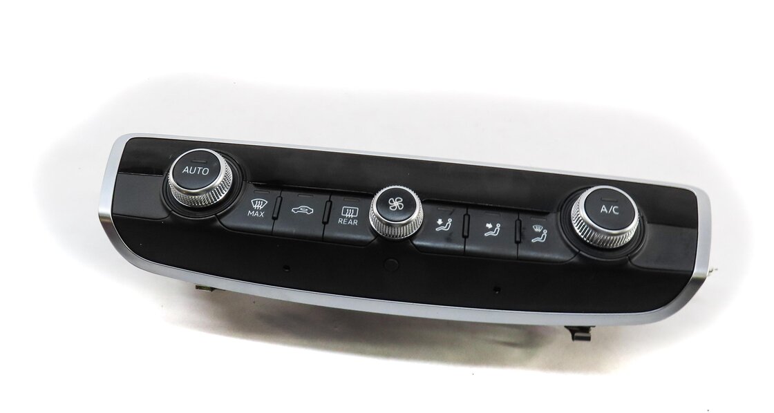 2017-2019 AUDI A3 (8V) FRONT DASH HVAC A/C HEATER CLIMATE CONTROL PANEL (BLACK)