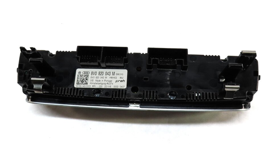 Thumbnail 4: 2017-2019 AUDI A3 (8V) FRONT DASH HVAC A/C HEATER CLIMATE CONTROL PANEL (BLACK)