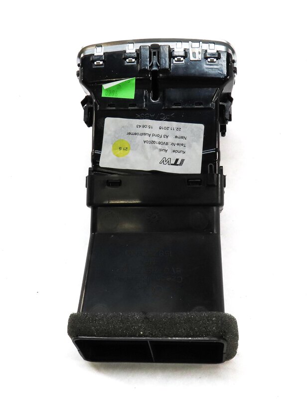 Thumbnail 3: 2017 AUDI A3 (8V) REAR CENTER CONSOLE HVAC A/C HEATER AIR VENT (BLACK)