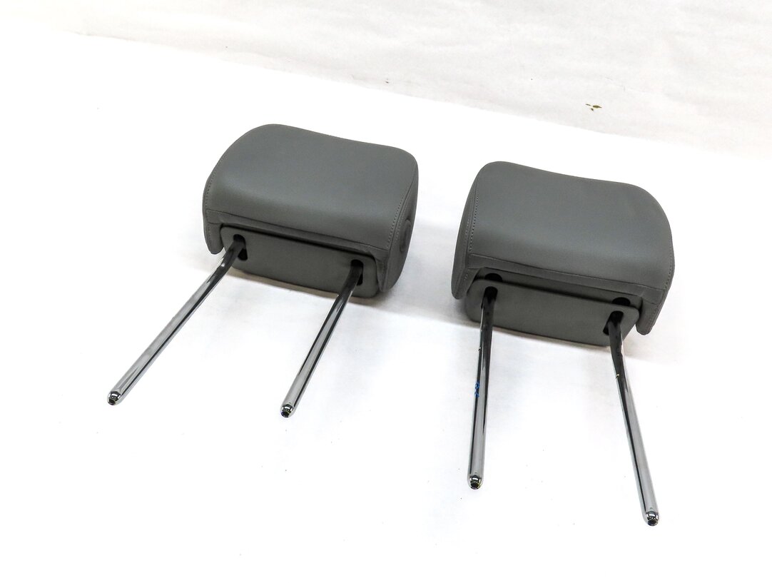2017-2020 AUDI A3 S3 (8V 8Y) FRONT LEFT & RIGHT SEAT HEADREST SET 2 (ROCK GRAY)