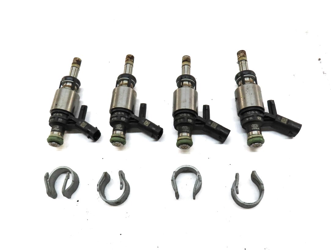 Thumbnail 2: 2017-2018 AUDI A3 (8V) 2.0L TURBO TURBOCHARGED ENGINE GAS FUEL INJECTOR SET 4