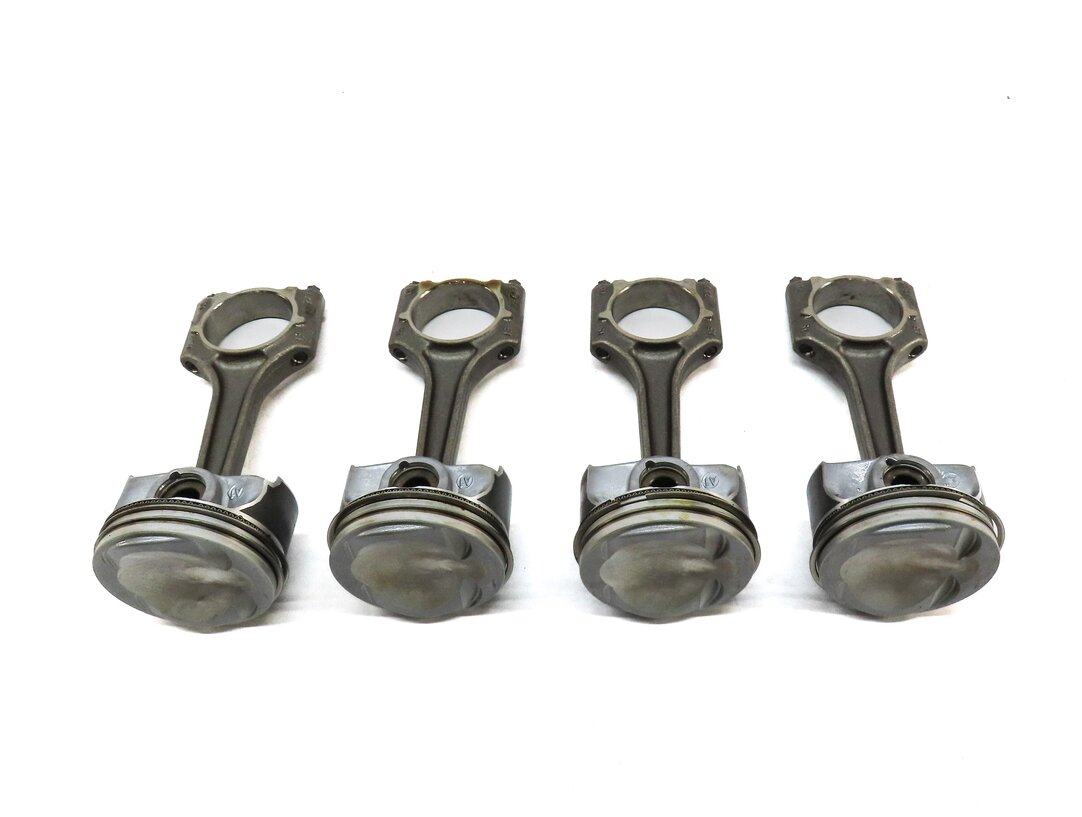 Thumbnail 2: 2017-2020 AUDI A3 (8V) & 2021 Q3 2.0L TURBO ENGINE PISTON & CONNECTING ROD SET 4