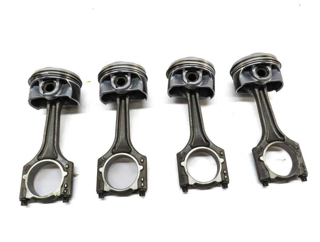 Thumbnail 4: 2017-2020 AUDI A3 (8V) & 2021 Q3 2.0L TURBO ENGINE PISTON & CONNECTING ROD SET 4