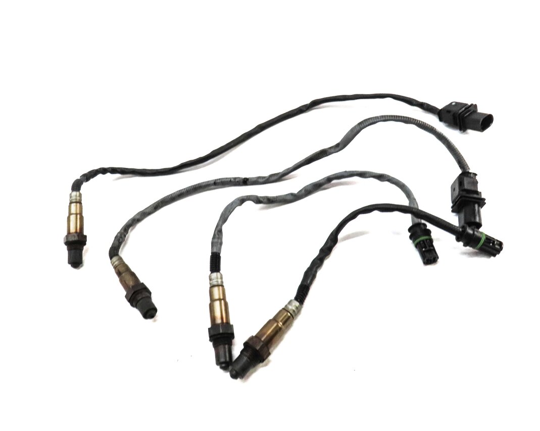 2006 BMW 750i (E65) 4.8L N62 ENGINE PRE POST CAT O2 OXYGEN SENSOR SET 4