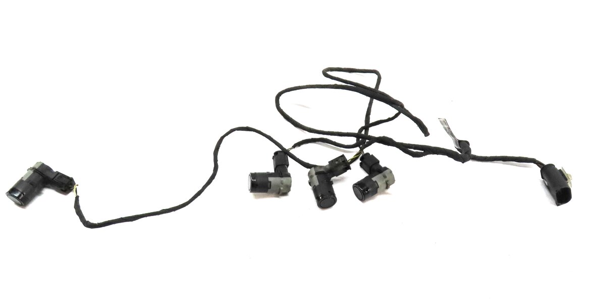 Thumbnail 3: 2006 BMW 750i E65 REAR PARK ASSIST PDC SENSOR SET4 (BLACK) & WIRE WIRING HARNESS
