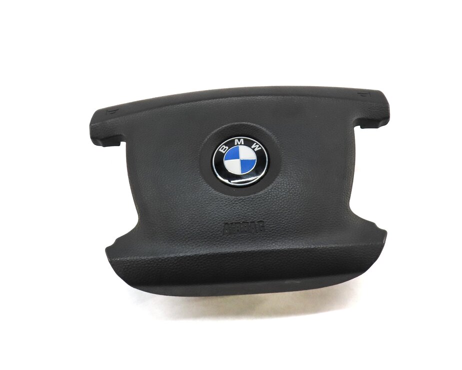 Thumbnail 1: 2006-2008 BMW 750i 760i (E65 E66) 4 SPOKE STEERING WHEEL AIRBAG AIR BAG (BLACK)