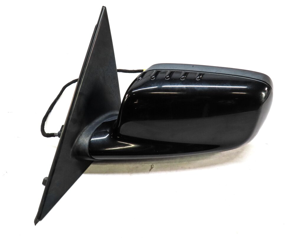 Thumbnail 4: 2002-2006 BMW 745i 750i 760i LEFT HEATED AUTO DIM MEMORY DOOR MIRROR (BLACK)