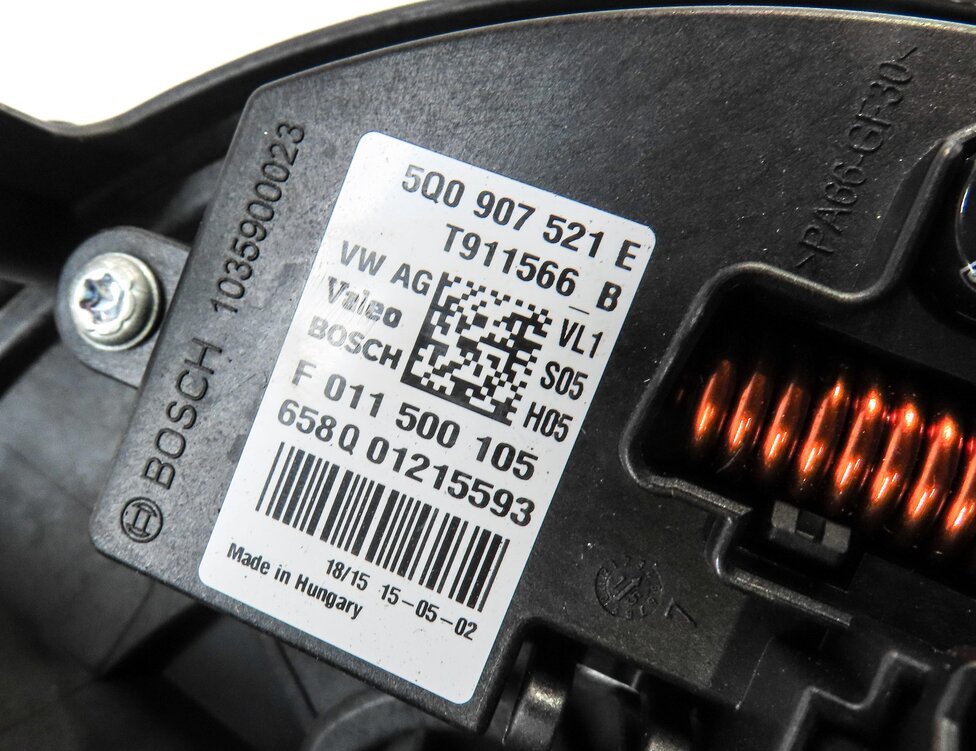 Thumbnail 5: 2015-2018 VW GOLF GTI / AUDI A3 S3 RS3 (8V) FRONT HEATER A/C BLOWER FAN MOTOR