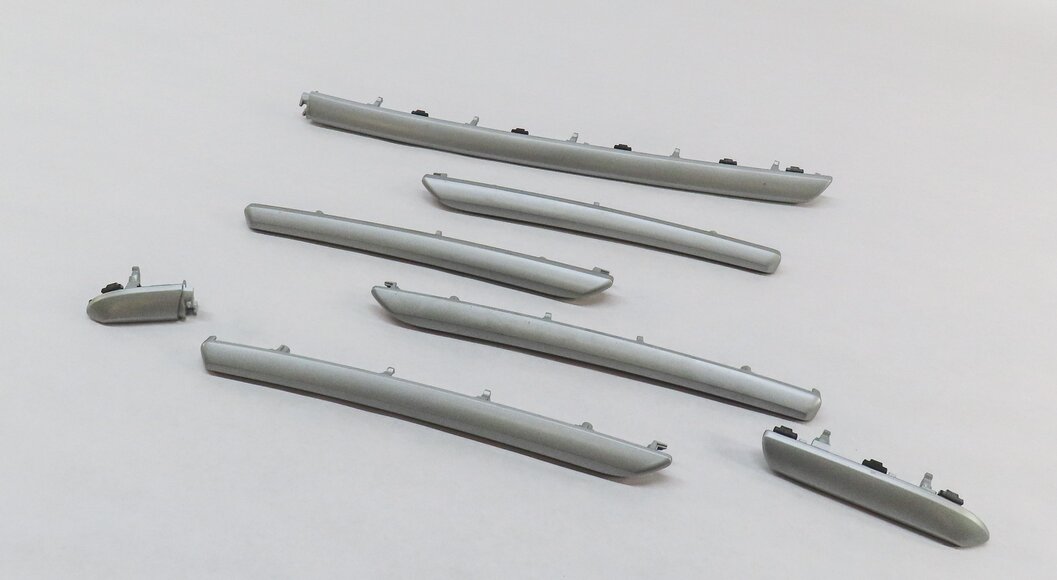 2016 AUDI A3 (8V) FRONT REAR LEFT RIGHT INTERIOR TRIM SET (ALUMINUM LOOK)