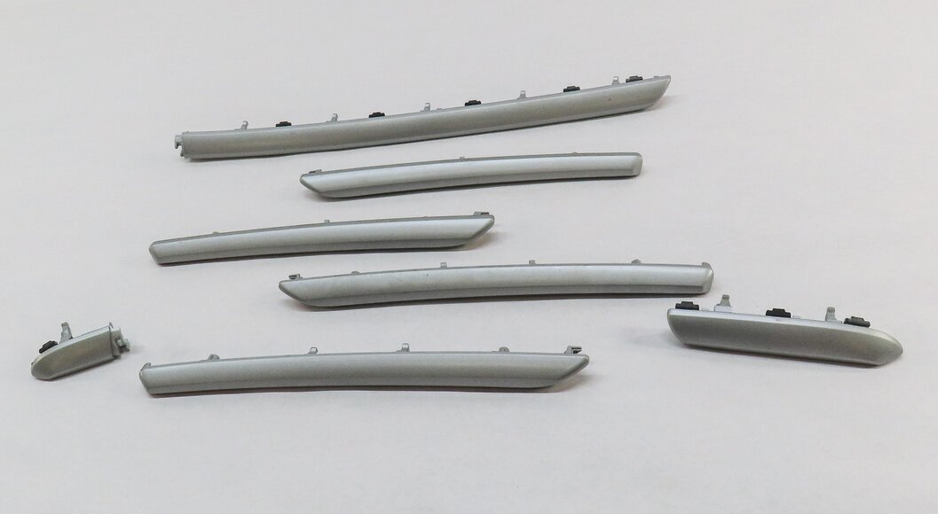 Thumbnail 2: 2016 AUDI A3 (8V) FRONT REAR LEFT RIGHT INTERIOR TRIM SET (ALUMINUM LOOK)