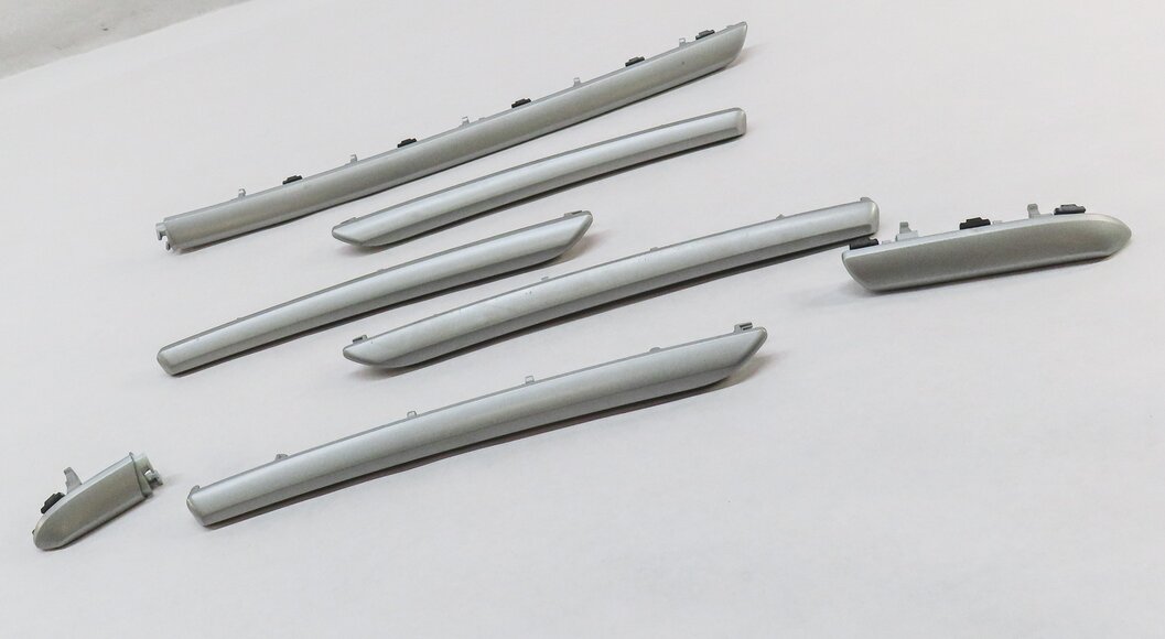Thumbnail 3: 2016 AUDI A3 (8V) FRONT REAR LEFT RIGHT INTERIOR TRIM SET (ALUMINUM LOOK)