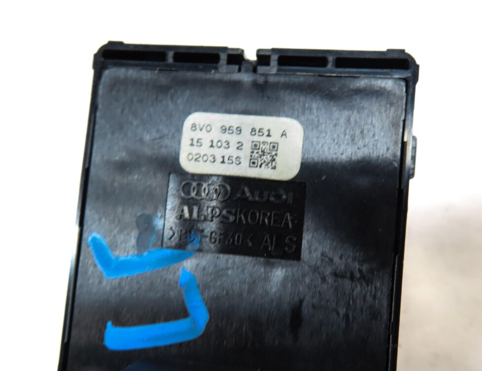 Thumbnail 6: 2015-2017 AUDI A3 S3 (8V) LEFT FRONT DRIVER DOOR MASTER POWER WINDOW SWITCH