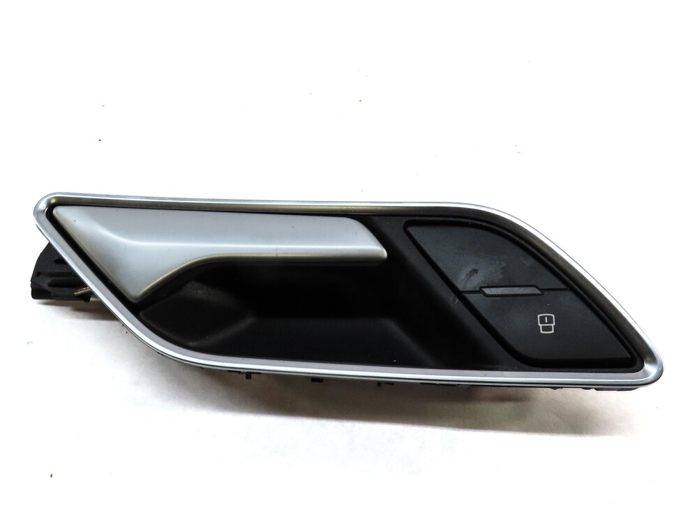 Thumbnail 3: 15-20 AUDI A3 S3 (8V) REAR RIGHT INTERIOR DOOR HANDLE w/ LOCK SWITCH BUTTON