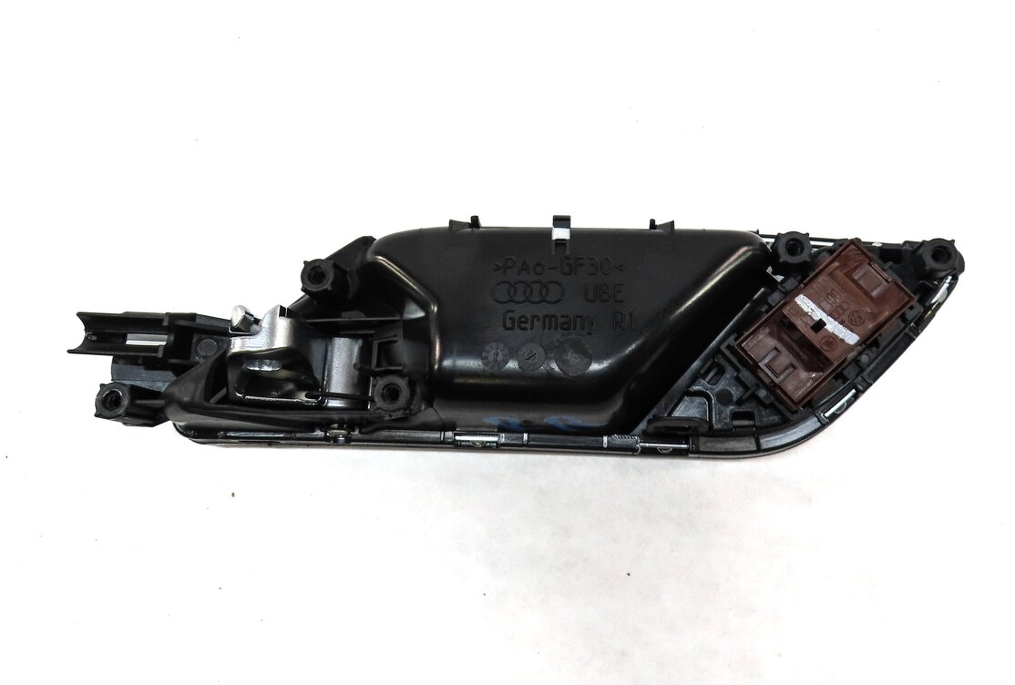 Thumbnail 4: 15-20 AUDI A3 S3 (8V) REAR RIGHT INTERIOR DOOR HANDLE w/ LOCK SWITCH BUTTON