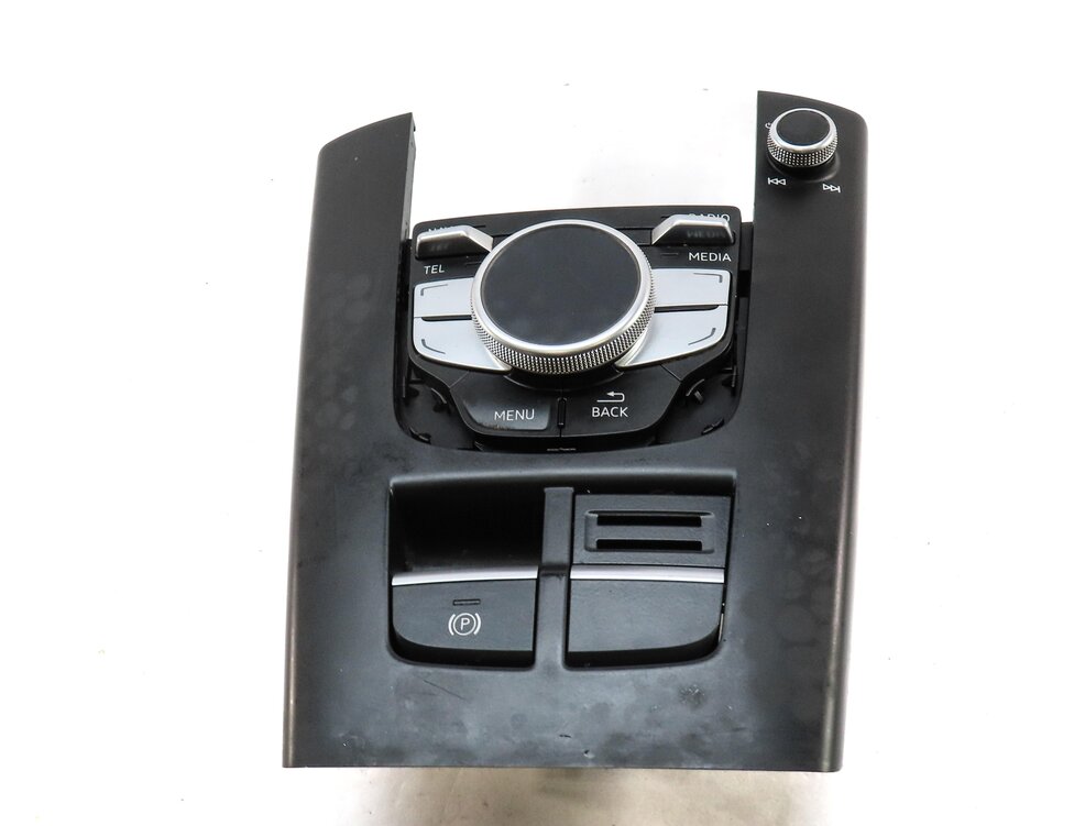 Thumbnail 2: 2016 AUDI A3 (8V) MMI MULTIMEDIA RADIO SCREEN CONTROL KNOB & SWITCH BUTTON PANEL
