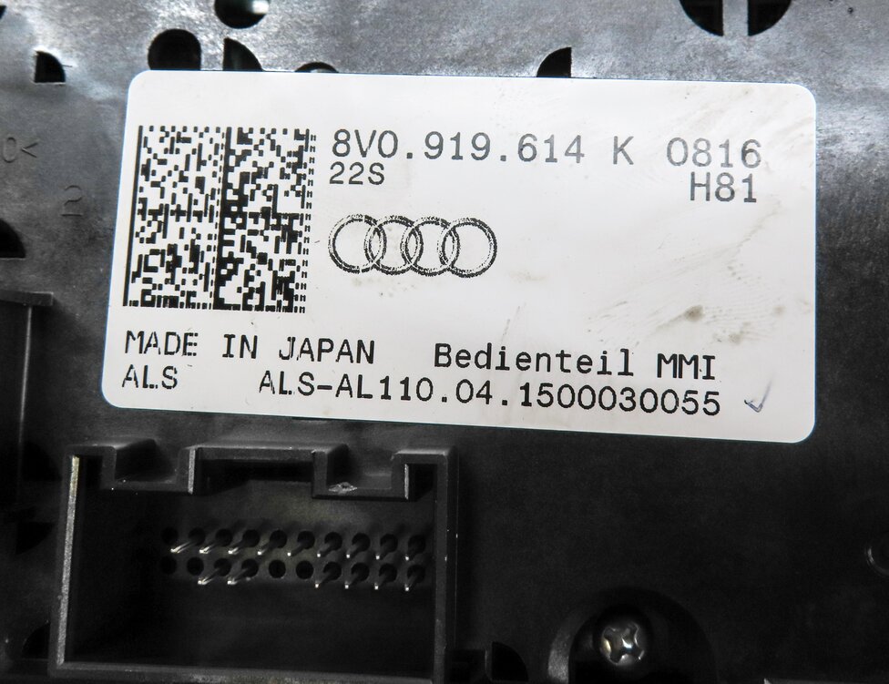 Thumbnail 6: 2016 AUDI A3 (8V) MMI MULTIMEDIA RADIO SCREEN CONTROL KNOB & SWITCH BUTTON PANEL