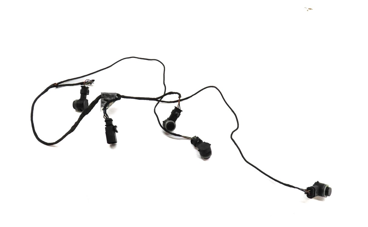 2016 AUDI A3 (8V) REAR PARK ASSIST PDC SENSOR SET4 (MYTH BLACK) w/ WIRE HARNESS