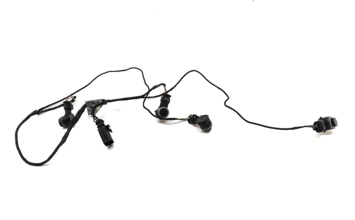 Thumbnail 2: 2016 AUDI A3 (8V) REAR PARK ASSIST PDC SENSOR SET4 (MYTH BLACK) w/ WIRE HARNESS