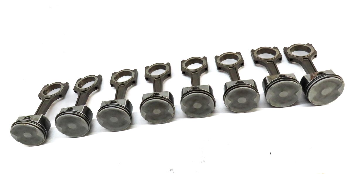 Thumbnail 4: 2006-2009 RANGE ROVER SPORT (L320 L322) 4.2L V8 SUPERCHARGED ENGINE PISTON SET-8