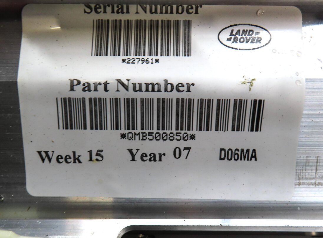 Thumbnail 8: 07-09 RANGE ROVER (L322) ELECTRIC ADJUST POWER STEERING COLUMN & MOTORS (MEMORY)