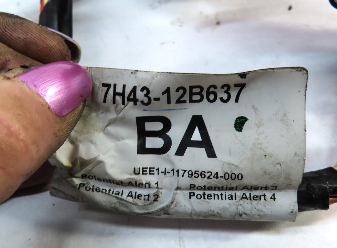 Thumbnail 4: 2007 LAND RANGE ROVER (L322) 4.2L SUPER ENGINE WIRE WIRING HARNESS 7H4312B637BA