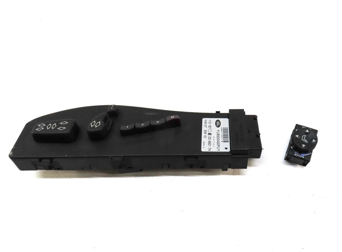 Thumbnail 2: 2007 LAND RANGE ROVER (L322) FRONT LEFT DRIVER SEAT ADJUST SWITCH SET 2 (BLACK)