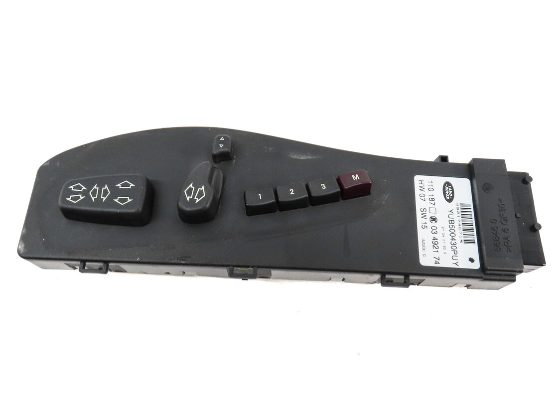 Thumbnail 5: 2007 LAND RANGE ROVER (L322) FRONT LEFT DRIVER SEAT ADJUST SWITCH SET 2 (BLACK)