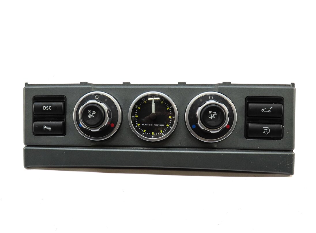 Thumbnail 3: 2007 LAND RANGE ROVER (L322) FRONT PDC DSC SEAT HEATER CLOCK SWITCH BUTTON PANEL