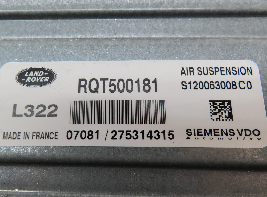 Thumbnail 3: 2007-2009 RANGE ROVER (L322) AIR SUSPENSION COMPRESSOR PUMP MODULE (HITACHI)