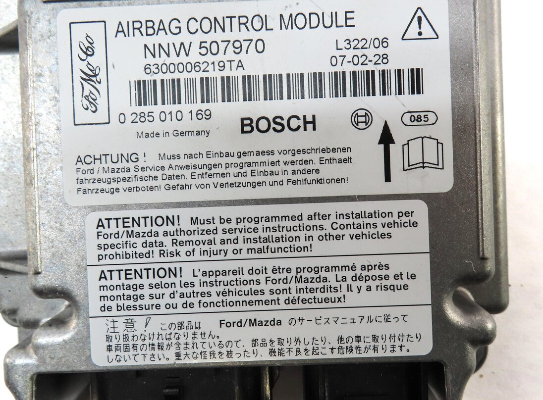 Thumbnail 3: 2007-2009 RANGE ROVER (L322) SRS BAG CONTROL MODULE