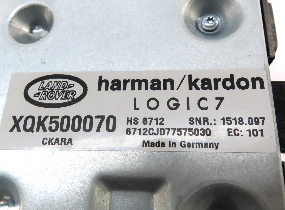 Thumbnail 4: 2005-2009 RANGE ROVER (L322) HARMAN KARDON LOGIC-7 L7 SUB SUBWOOFER AMPLIFIER