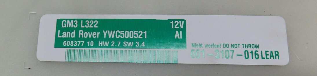 Thumbnail 15: 2007 RANGE ROVER (L322) 4.4L V8 ENGINE ECM BCM IMMOBILIZER MODULE KEY SET
