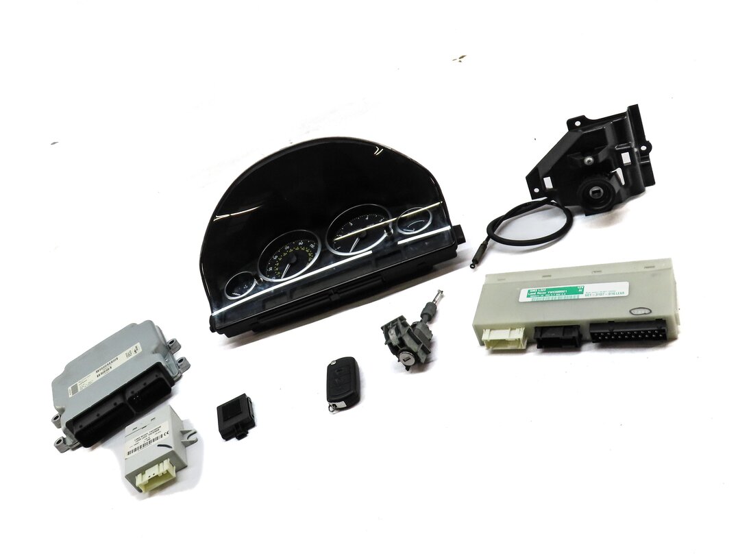 Thumbnail 17: 2007 RANGE ROVER (L322) 4.4L V8 ENGINE ECM BCM IMMOBILIZER MODULE KEY SET