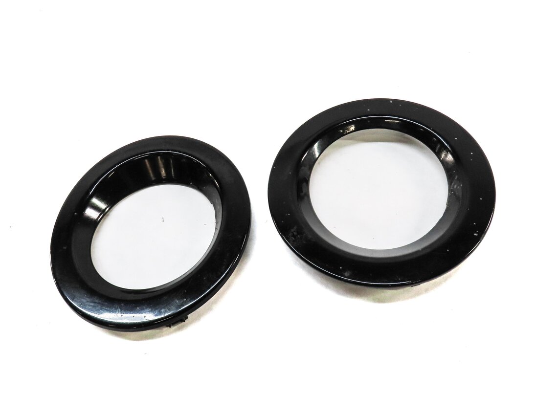 Thumbnail 2: 2007 LAND RANGE ROVER (L322) FRONT LEFT & RIGHT BUMPER FOGLIGHT TRIM SET (BLACK)