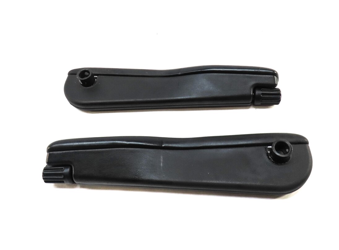 Thumbnail 4: 2007-2008 LAND RANGE ROVER (L322) FRONT LEFT & RIGHT SEAT ARMREST (JET BLACK)
